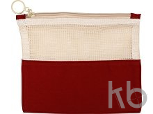 Косметичка «Mesh» хлопковая с сетчатой вставкой