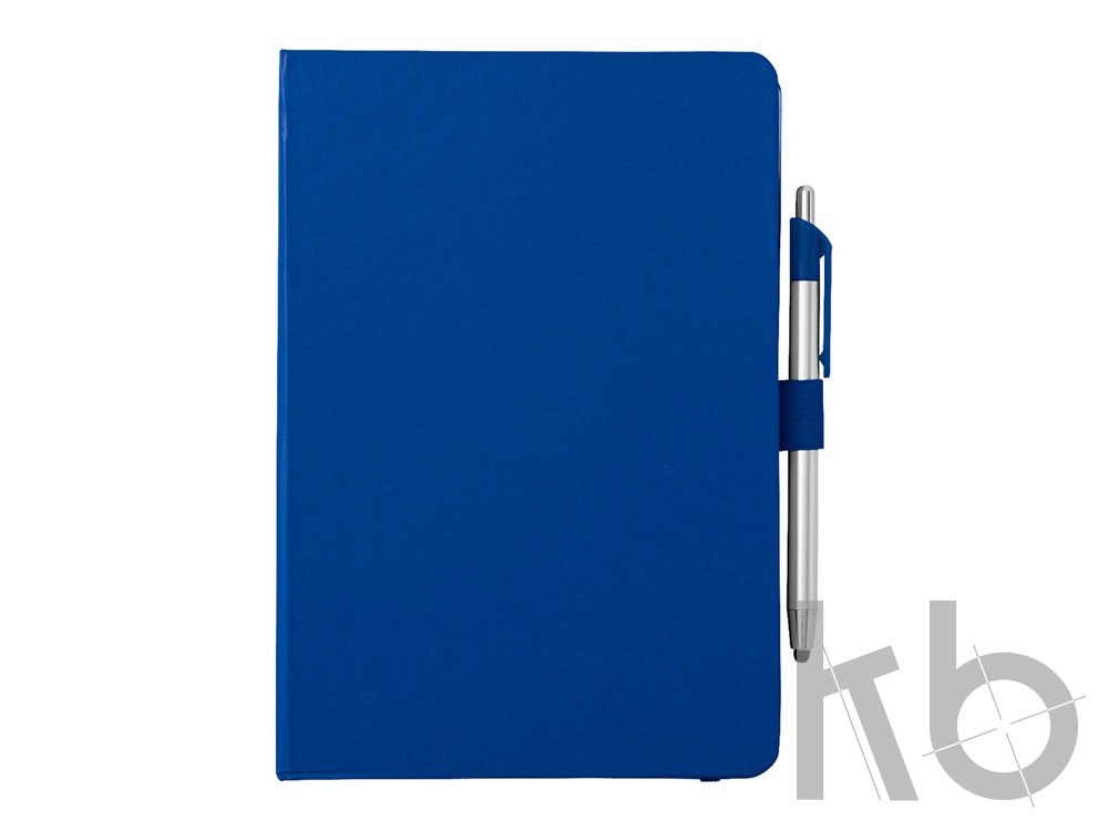 Блокнот A5 «Crown» с шариковой ручкой-стилусом
