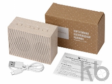 Портативная колонка «Wheatty» из пшеничной соломы