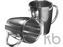 Stainless steel double walled mugs