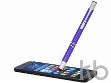 Ручка-стилус металлическая шариковая «Moneta» с анодированным покрытием