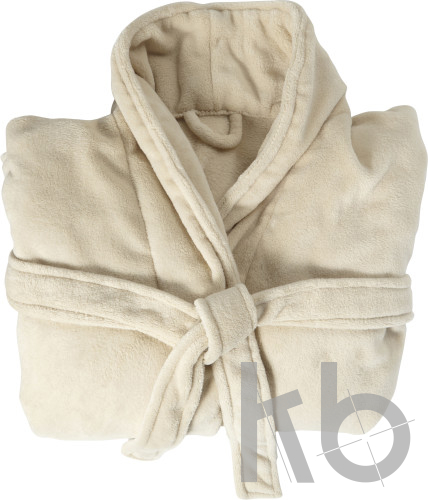 Fleece (210 gr/m²) bathrobe