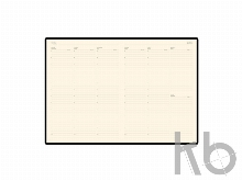 Еженедельник недатированный А4 «Profy»