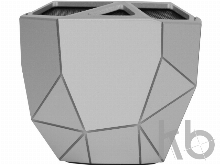 Портативная колонка «Geo», синяя подсветка