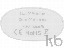 Портативное зарядное устройство «Спайк», 8000 mAh