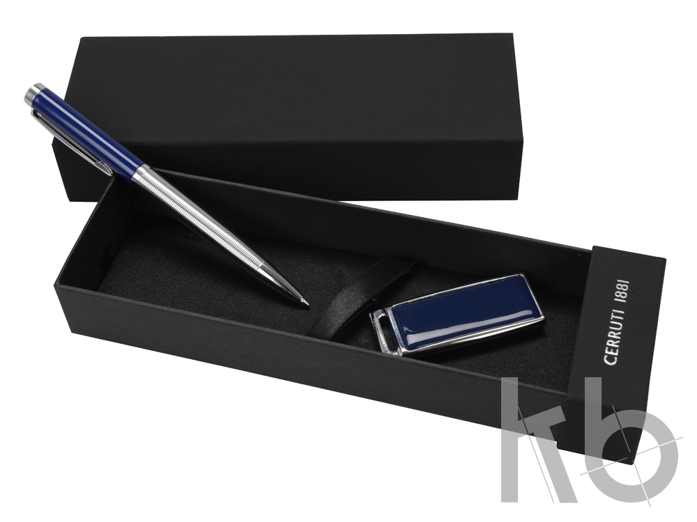 Подарочный набор: ручка шариковая, USB-флешка на 8 Гб