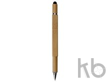 Ручка-стилус из бамбука «Tool» с уровнем и отверткой