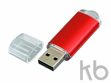 USB 2.0- флешка на 64 Гб с прозрачным колпачком