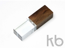 USB 2.0- флешка на 32 Гб прямоугольной формы, под гравировку 3D логотипа