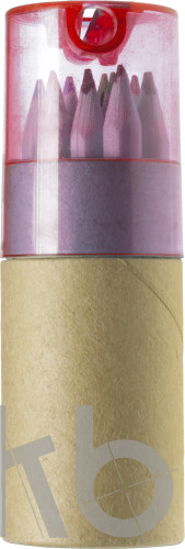 ABS and cardboard tube with pencils