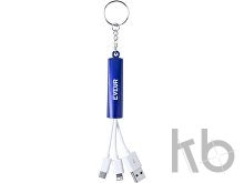 Кабель-брелок micro USB, USB-C и Lightning