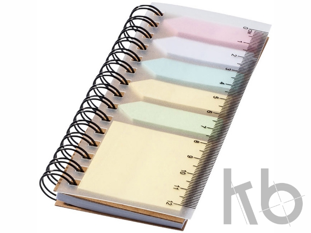 Блокнот "Spiral" с клейкими листами Блокнот «Spiral» с клейкими листами