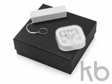 Подарочный набор «Non-stop music» с наушниками и зарядным устройством