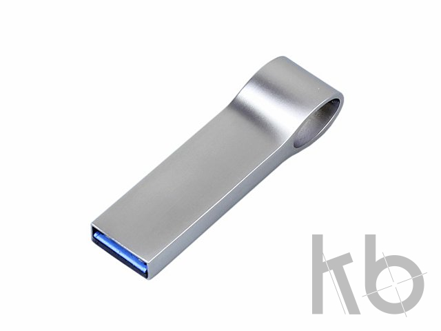 USB 2.0-флешка на 32 Гб с мини чипом и боковым отверстием для цепочки