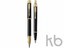 Набор Parker «IM Core Black GT»: ручка шариковая, ручка перьевая