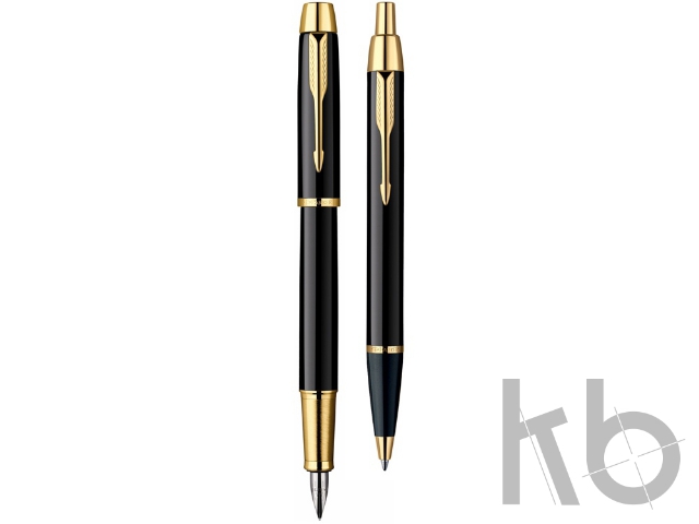 Набор Parker «IM Core Black GT»: ручка шариковая, ручка перьевая