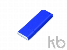 USB 2.0- флешка на 64 Гб с оригинальным двухцветным корпусом