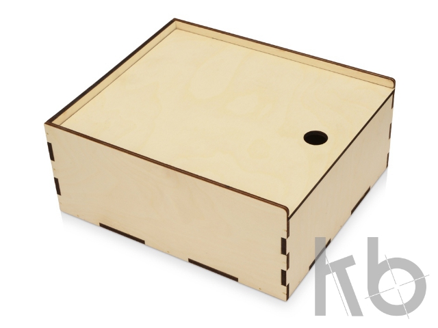 Деревянная подарочная коробка-пенал, размер L Деревянная подарочная коробка-пенал, L