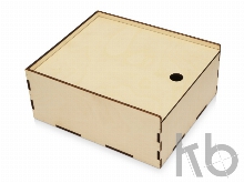 Деревянная подарочная коробка-пенал, L