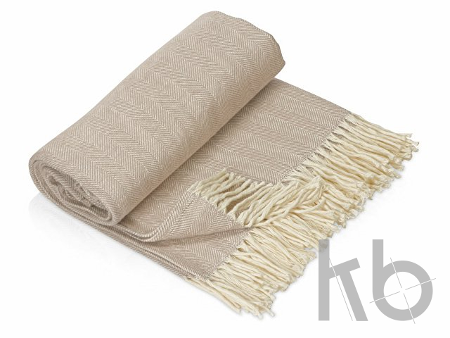 Плед «Ёлочка»  из натурального хлопка