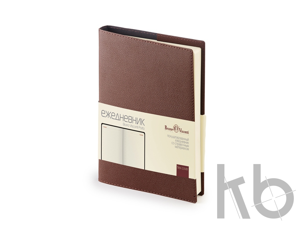 Ежедневник А5 полудатированный «Porto»