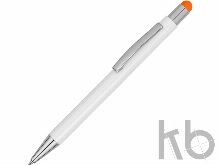 Ручка металлическая шариковая «Flowery» со стилусом