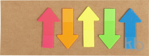 Cardboard with sticky notes