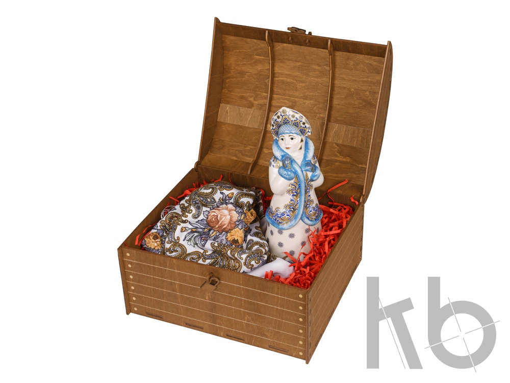 Подарочный набор «Снегурочка»: скульпутра, платок