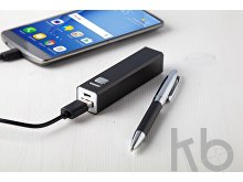 Набор: портативное зарядное устройство, 2200 mAh, шариковая ручка