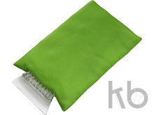 ABS ice scraper and polyester glove