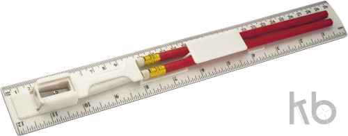 PS ruler with pencil