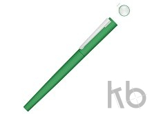 Ручка металлическая роллер «Brush R GUM» soft-touch с зеркальной гравировкой