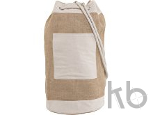 Jute duffel bag