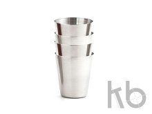 Стальные стопки в чехле из кожи «Macho»