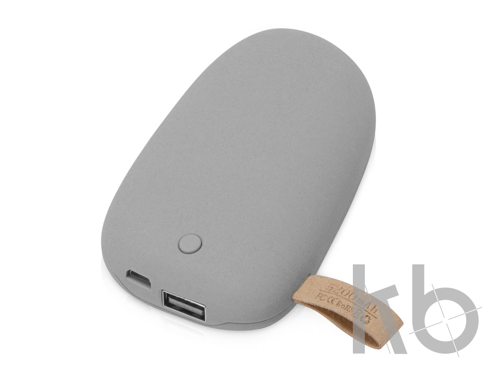 Внешний аккумулятор в форме камня «Stone», 5200 mAh