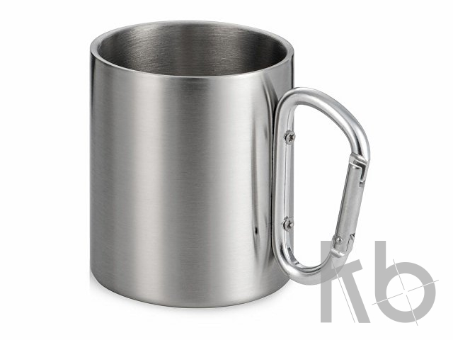 Кружка из стали с ручкой-карабином «Elbrus»