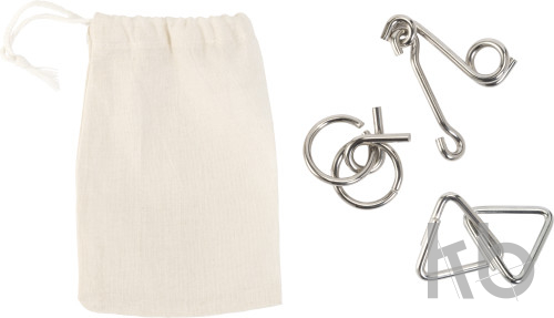 Cotton (80 gr/m²) pouch with games