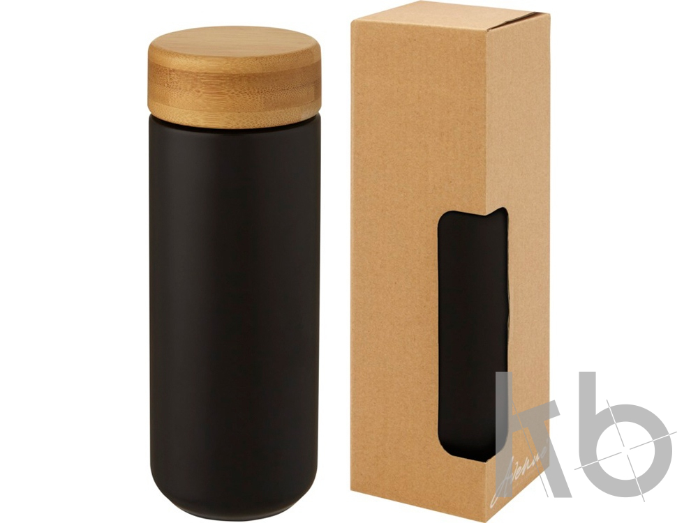 Керамическая кружка «Lumi» с бамбуковой крышкой