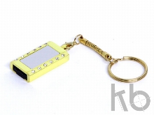 USB 2.0- флешка на 8 Гб «Кулон» с кристаллами и мини чипом