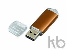 USB 2.0- флешка на 64 Гб с прозрачным колпачком
