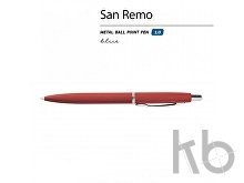 Ручка металлическая шариковая «San Remo», софт тач