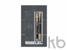 Набор Parker «IM Core Black GT»: ручка шариковая, ручка перьевая
