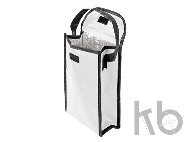 Сумка-холодильник Reviver на липучке из нетканого переработанного материала RPET
