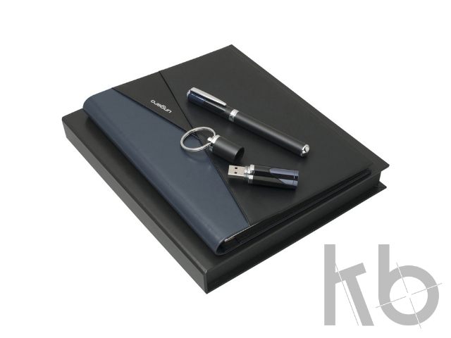 Подарочный набор Lapo: папка А4, USB-флешка на 16 Гб, ручка роллер