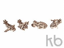 3D-ПАЗЛ UGEARS «Фиджет Самолёты»