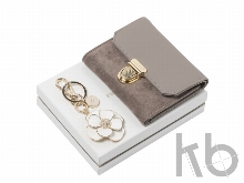 Подарочный набор: мини-кошелек, брелок