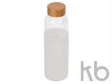 Стеклянная бутылка для воды в силиконовом чехле «Refine»