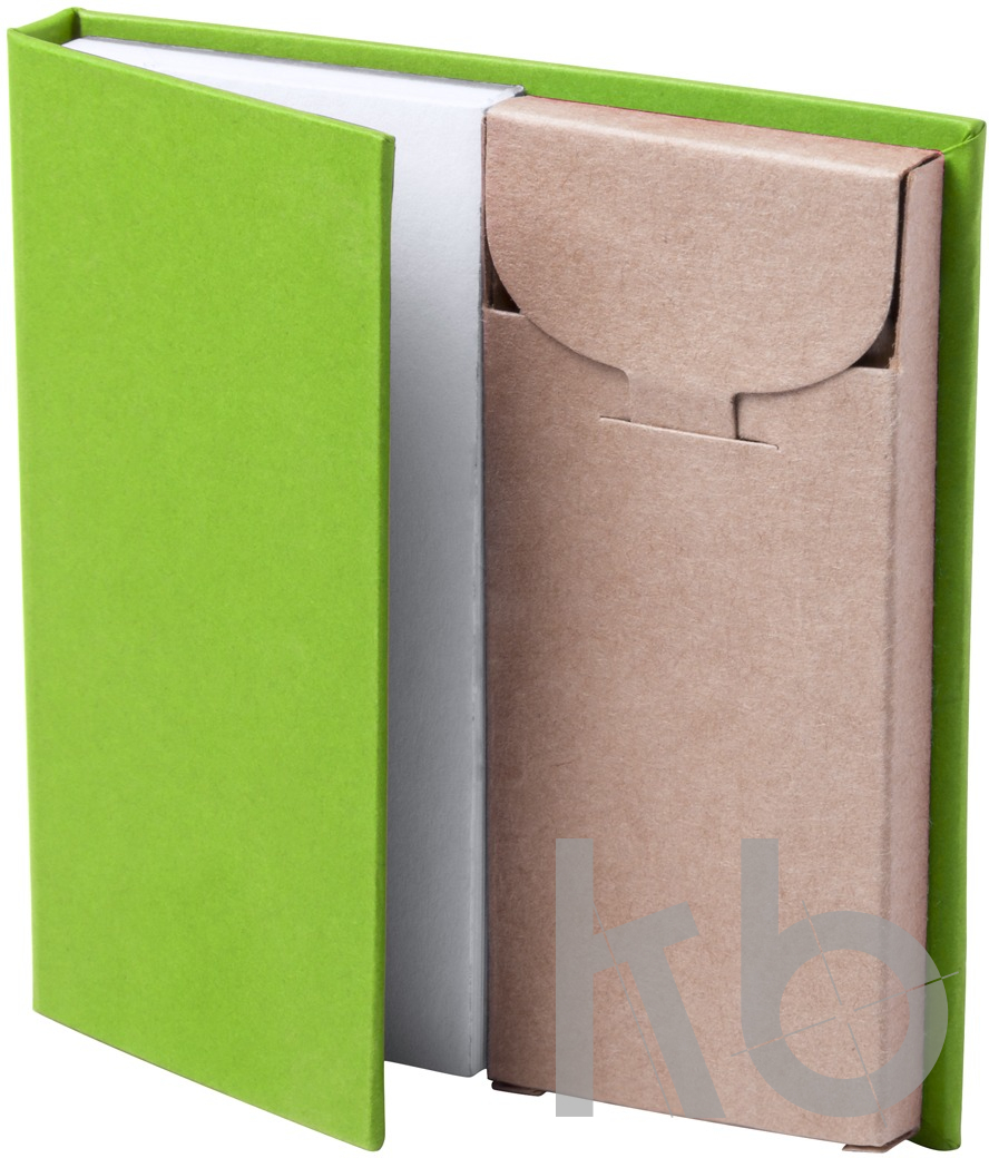 notepad with pencils