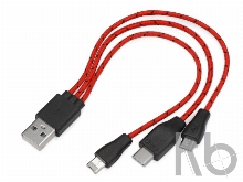 Набор «In motion» с наушниками и зарядным кабелем 3 в 1