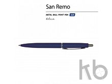 Ручка металлическая шариковая «San Remo», софт тач